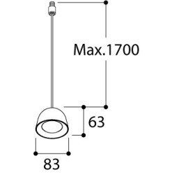 TAL CONE JUNIOR SUSPENSION M10 suspension lamp