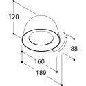 TAL CONE WALL SURFACE CI MAINS DIMM wandlamp