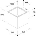 TAL DART wandlamp