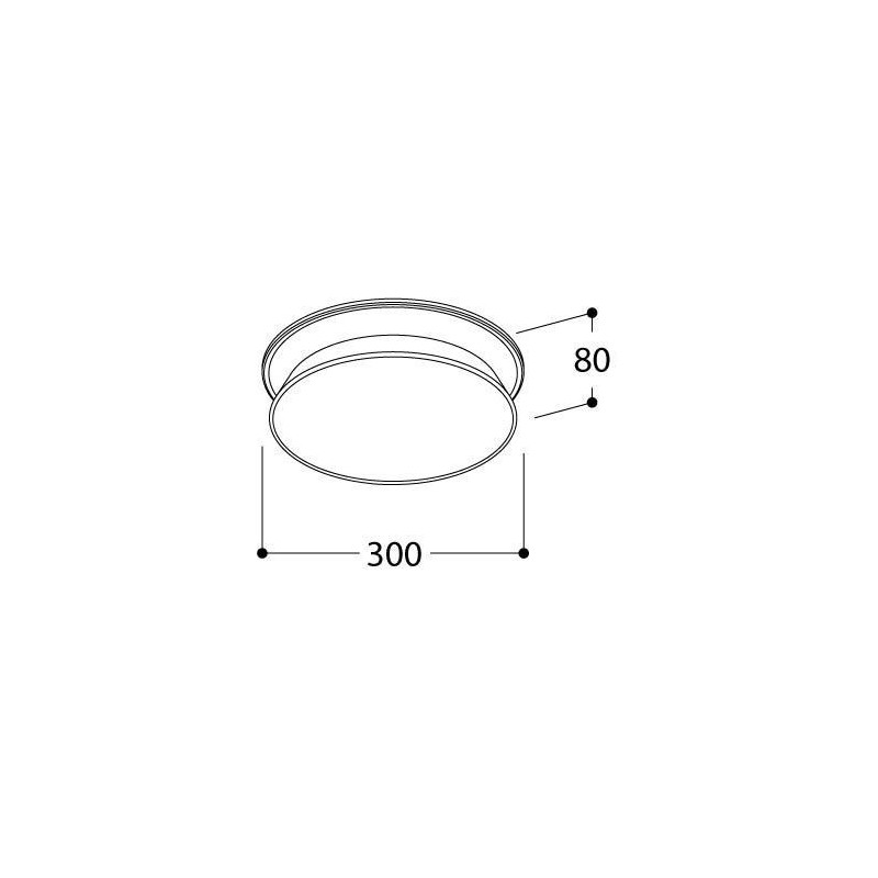 TAL DIABOLO 300 SM MAINS DIMMABLE plafondlamp