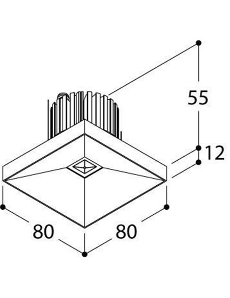 Tal Lighting DICE EXO LEAF Einbaustrahler