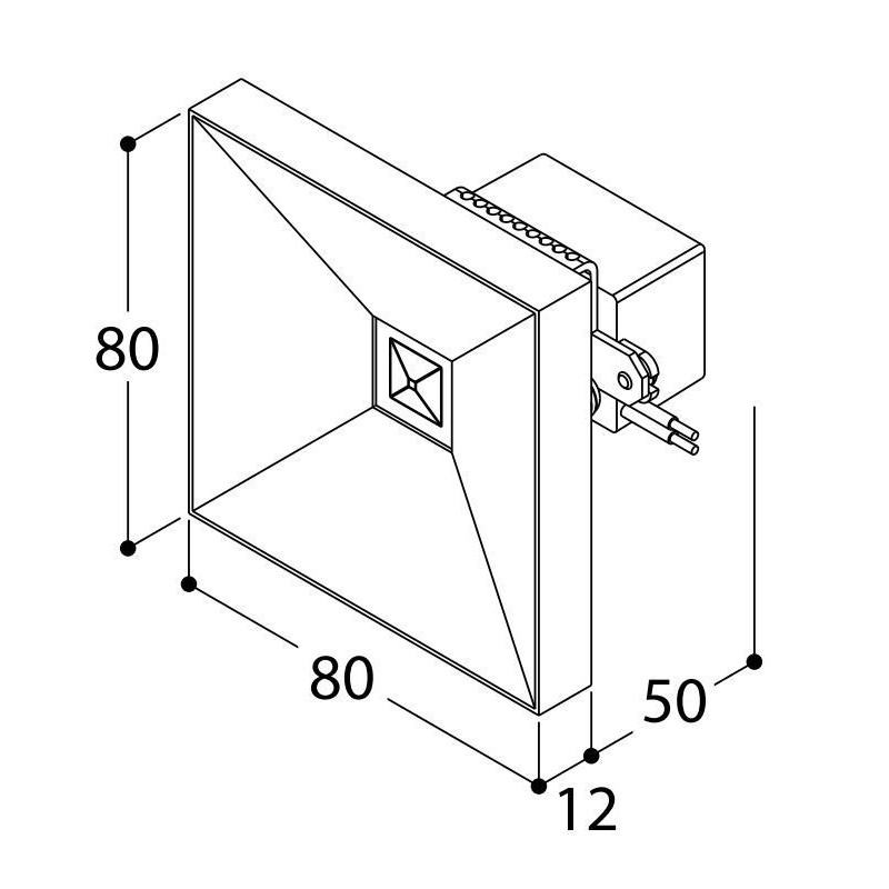 TAL DICE WALL CI FOR WALL BOX MAINS DIMM wandlamp
