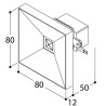 TAL DICE WALL CI FOR WALL BOX MAINS DIMM wall lamp