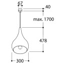 TAL DIMITRI E27 hanglamp