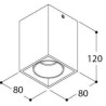 TAL DJANGO HALOLED FIXED ceiling lamp