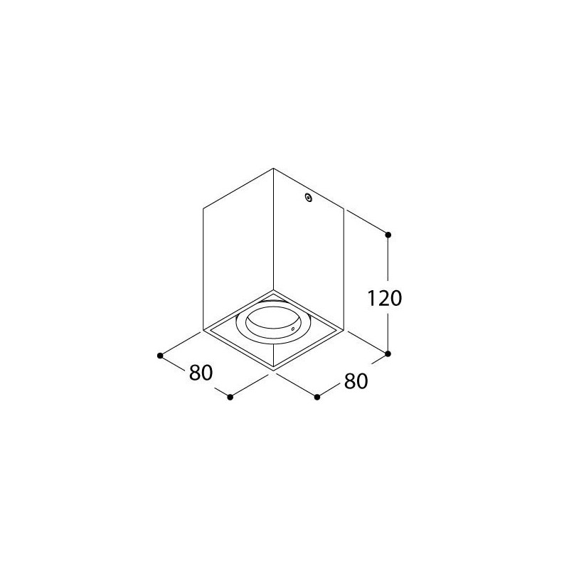 TAL DJANGO ORIENTABLE GU10 plafondlamp
