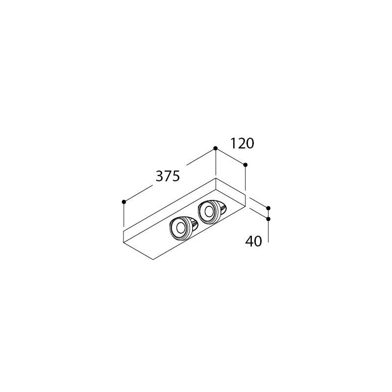 TAL DOMINO SFEROS 2x BEAUFORT CI MAINS DIMM plafondlamp