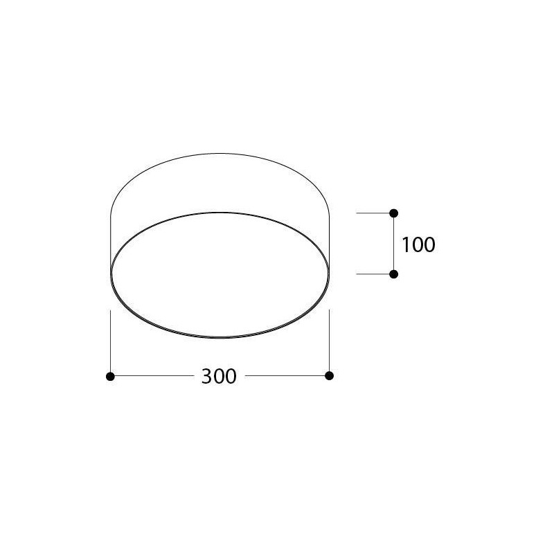 TAL FABIAN SM LED 300 DIMMABLE plafondlamp