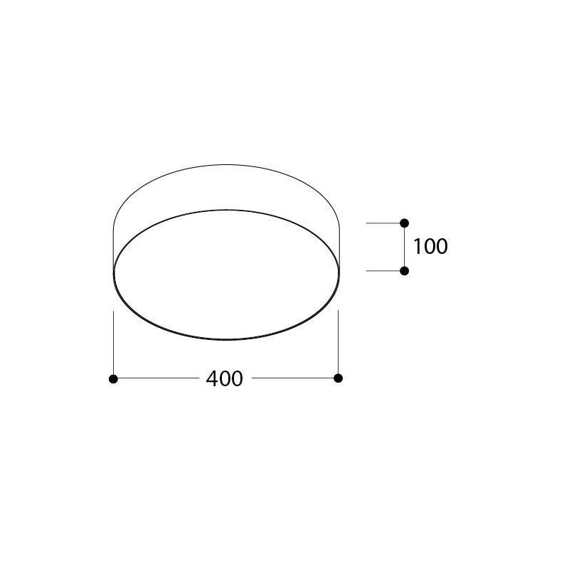 TAL FABIAN SM LED 400 DIMMABLE plafondlamp