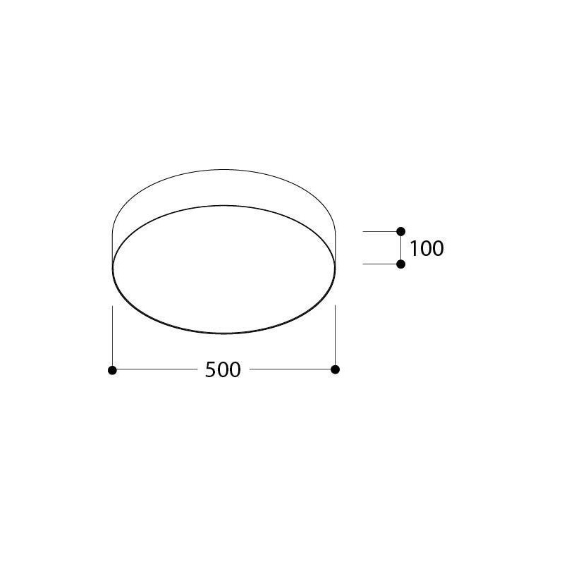 TAL FABIAN SM LED 500 plafondlamp