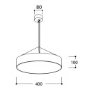 TAL FABIAN SUSP LED 400 DIMMABLE hanglamp