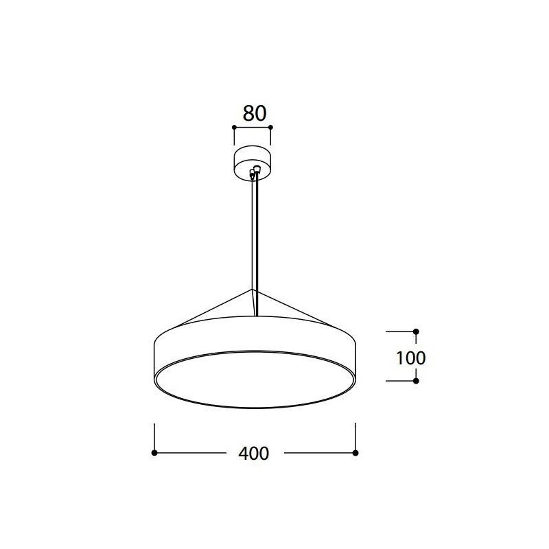 TAL FABIAN SUSP LED 400 DIMMABLE hanglamp