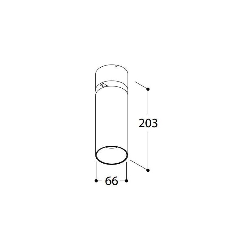 TAL FUNNEL ELBOW 150 GU10 plafondlamp