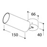 TAL FUNNEL ELBOW 150 GU10 ceiling lamp