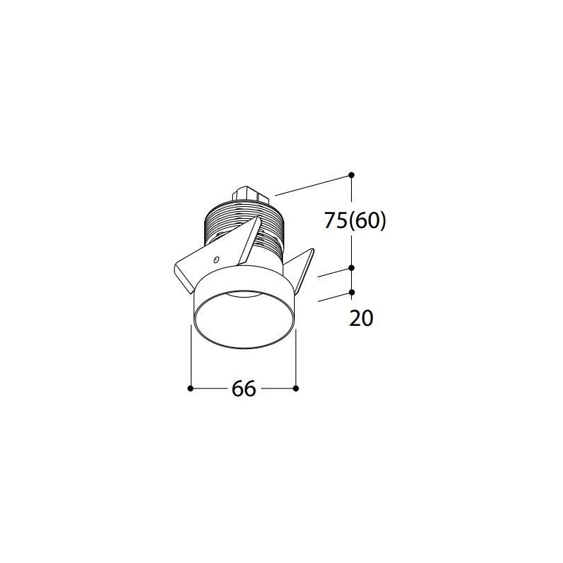 TAL FUNNEL EXO HALOLED LEAF inbouwspot
