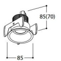 TAL FUNNEL FIX HALOLED LEAF inbouwspot