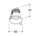 TAL FUNNEL FIX HALOLED TORSION inbouwspot