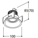 TAL FUNNEL FLEX HALOLED LEAF inbouwspot