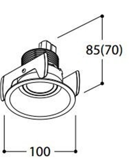 TAL FUNNEL FLEX HALOLED LEAF inbouwspot