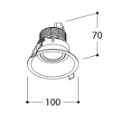 TAL FUNNEL FLEX HALOLED TORSION inbouwspot