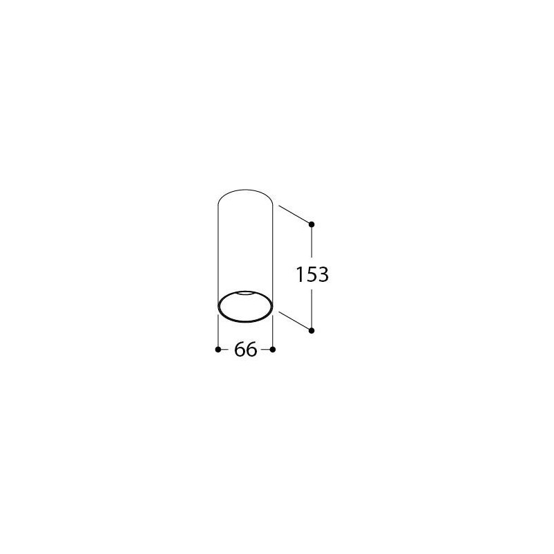 TAL FUNNEL ON 150 GU10 plafondlamp