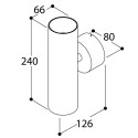 TAL FUNNEL WALL DOUBLE GU10 wandlamp