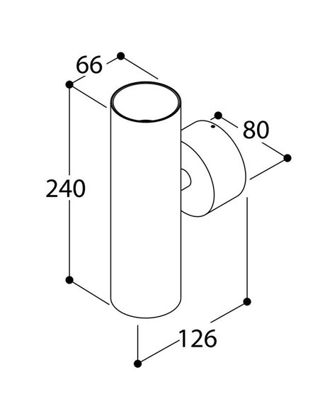 TAL FUNNEL WALL DOUBLE GU10 wandlamp