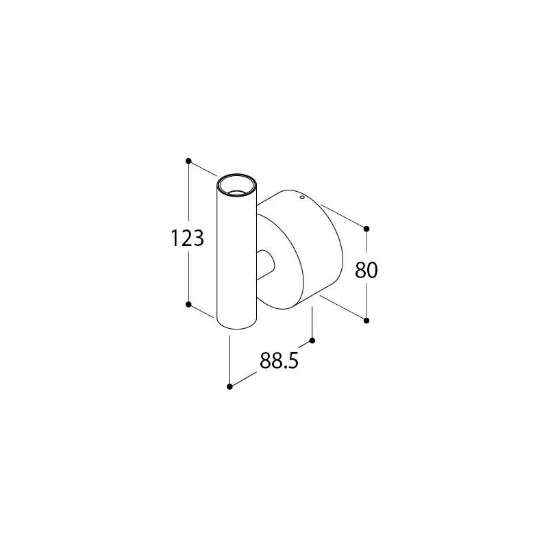 TAL HABANA SINGLE BEAM BASE CI MAINS DIMM wandlamp