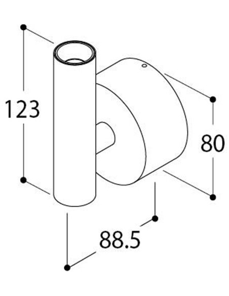 Tal Lighting HABANA SINGLE BEAM BASE CI MAINS DIMM Wandlampe