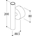 TAL HABANA UP/DOWN BASE CI MAINS DIMM wandlamp