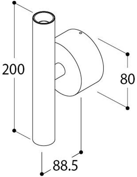 Tal Lighting HABANA UP/DOWN BASE CI MAINS DIMM Wandlampe