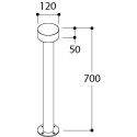 TAL HEDGE 700 CI tuinpaal