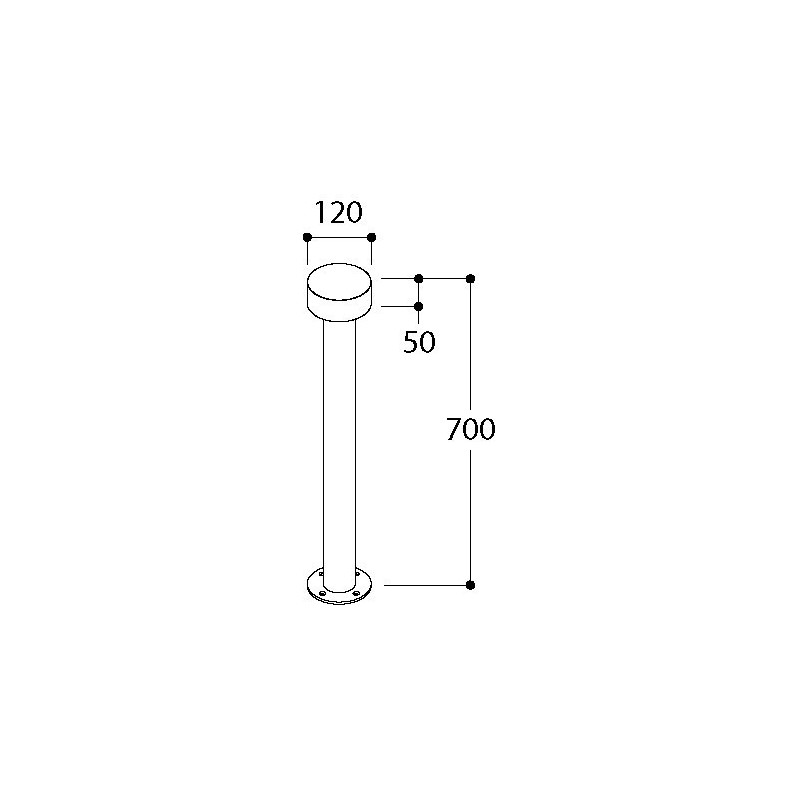 TAL HEDGE 700 CI tuinpaal