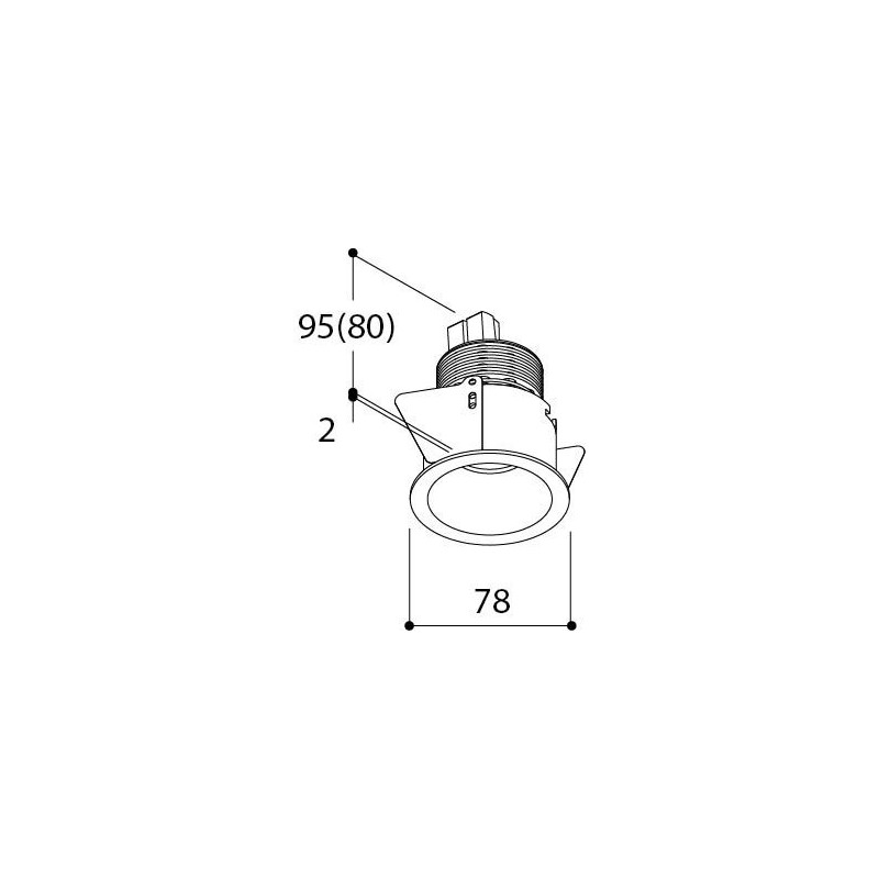 TAL HELAX 70 HALOLED LEAF inbouwspot