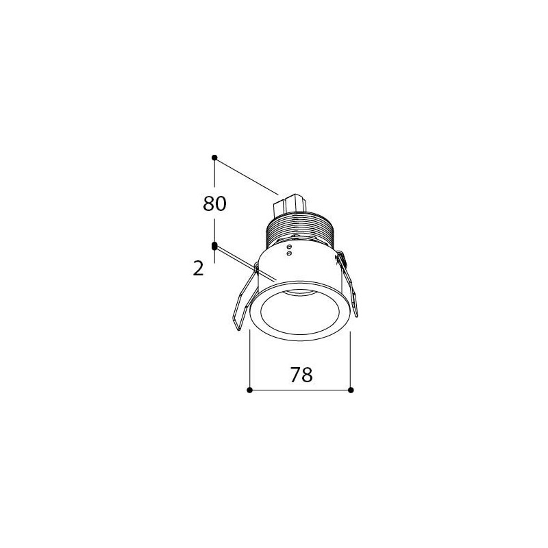 TAL HELAX HALOLED OUT TORSION inbouwspot