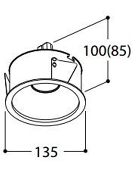 Tal Lighting HELAX SML BEAUFORT² LEAF SPOT Einbaustrahler