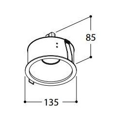 TAL HELAX SML BEAUFORT² TORSION SPOT recessed spot