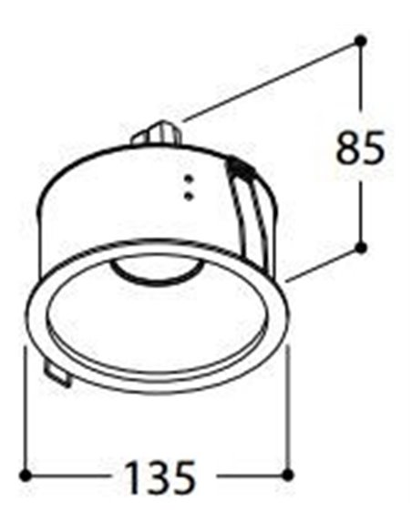 TAL HELAX SML BEAUFORT² TORSION SPOT inbouwspot