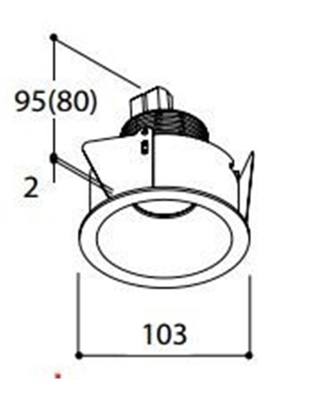 Tal Lighting HELAX SML HALOLED LEAF Einbaustrahler