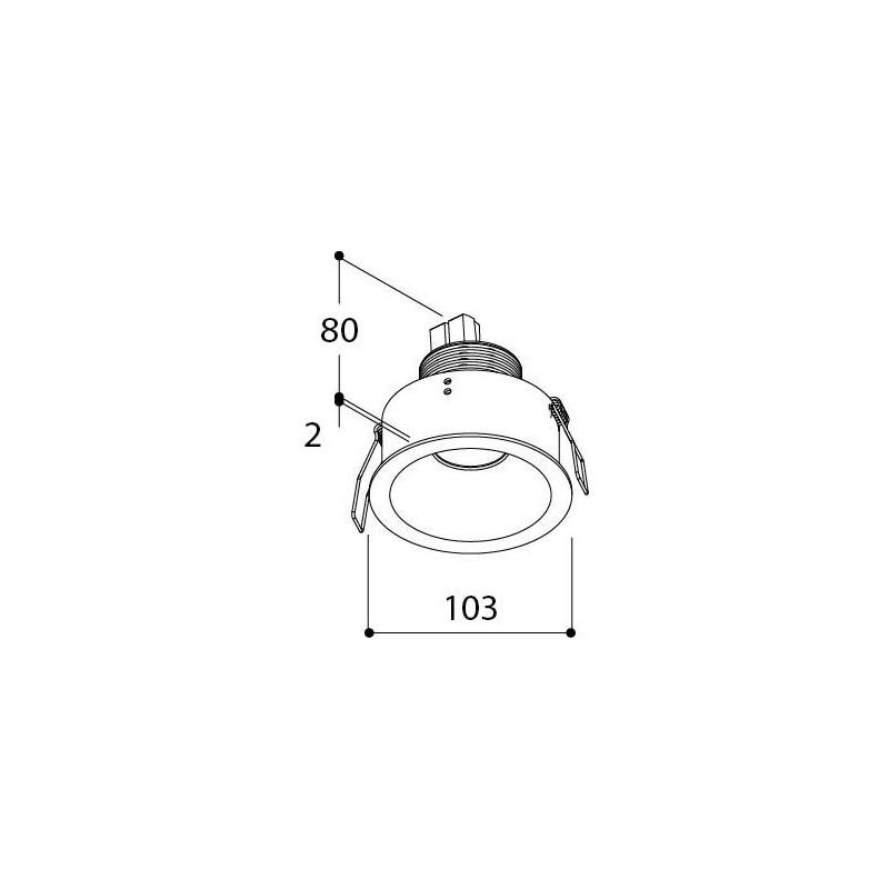 TAL HELAX SML HALOLED TORSION inbouwspot