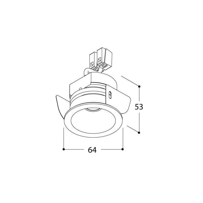 TAL HELAX SML IP54 LEAF inbouwspot