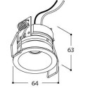 TAL HELAX SML LUX M TORSION IP65 - BEACH inbouwspot