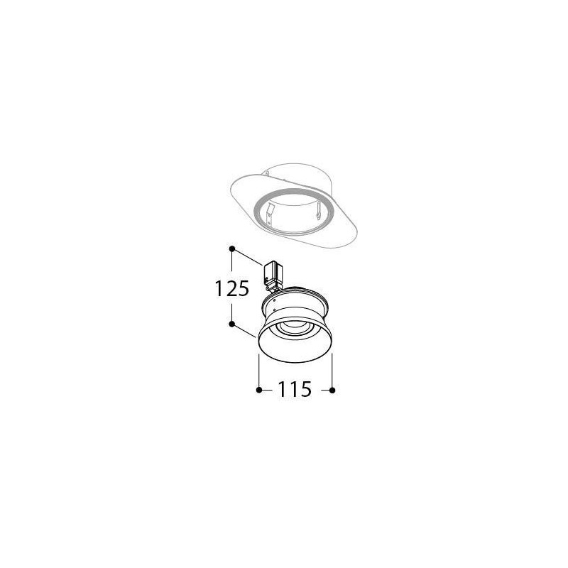 TAL INTANA HALOLED inbouwspot
