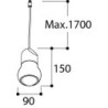 TAL KALEBAS E27 SUSPENSION M10 suspension lamp