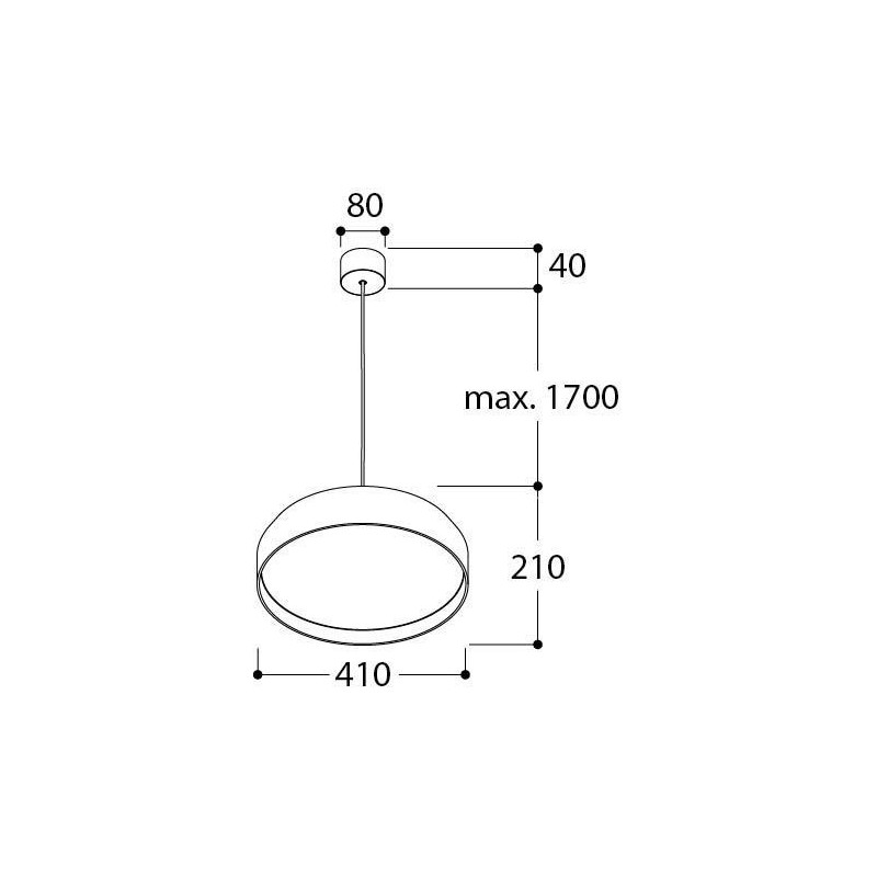 TAL LUZIEN dB LED DIMMABLE hanglamp