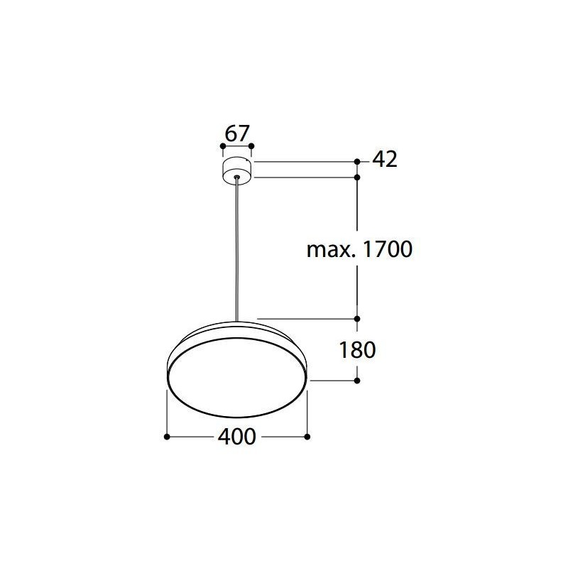 TAL LUZIEN SMD LED DIMMABLE hanglamp