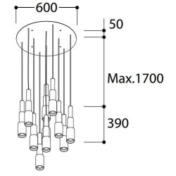 TAL M10 CLUSTERPLATE 11 (ROUND) 230V 