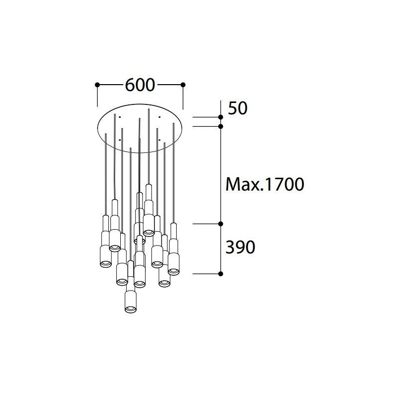 TAL M10 CLUSTERPLATE 11 (ROUND) 230V
