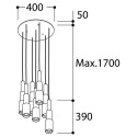 TAL M10 CLUSTERPLATE 7 (ROUND) 230V