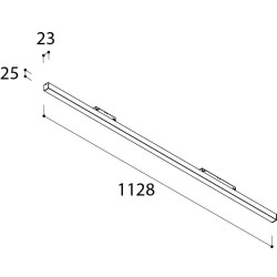 TAL MAGNETIC LED 48V L1128 OPAL track lighting